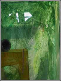 Contemporary art glass broken