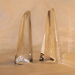 Steuben crystal towers glass art repaired by Michael Bokrosh